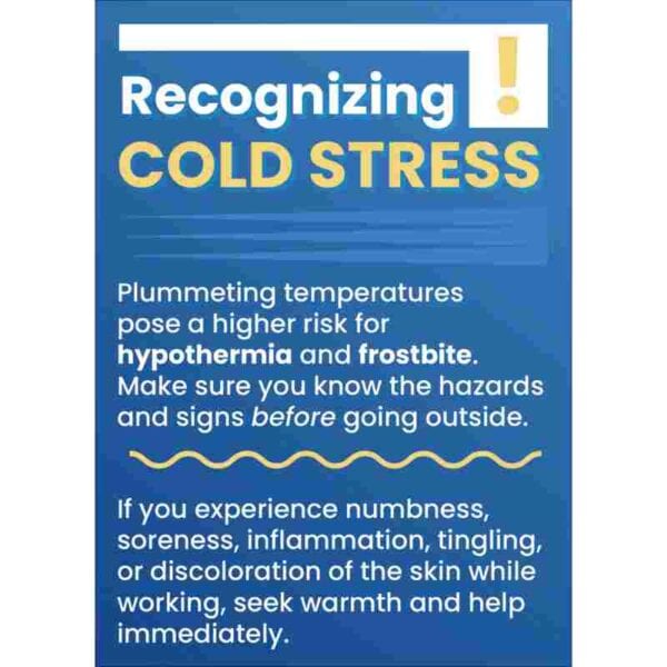 Recognizing Cold Stress - Hypothermia and frostbite