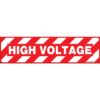 Floor Decal 6"x24" - High Voltage