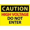 OSHA Caution High Voltage Do Not Enter