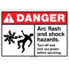 ANSI Danger: Arc Flash and Shock Hazards