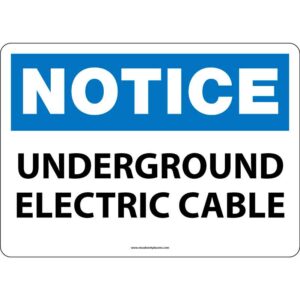 OSHA Notice: Underground Electric Cable