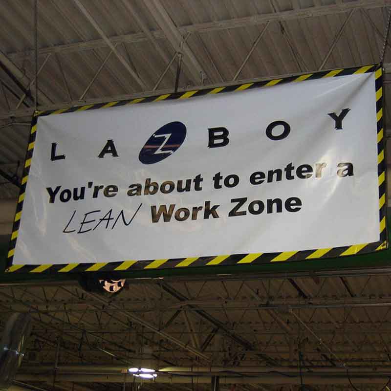 Customize Banners Customized safety banners for the workplace.