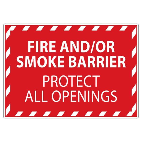 Fire and smoke barrier safeguarding all openings, enhancing safety and preventing the spread of flames.