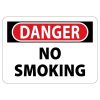 An OSHA Danger sign saying "No Smoking"