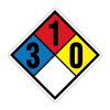 NFPA 704 hazard label, health hazard 3, flammability 1, reactivity 0, special hazard none