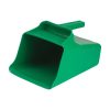 A Large Green Hand Scoop for Material Transfer, for up too 128 oz