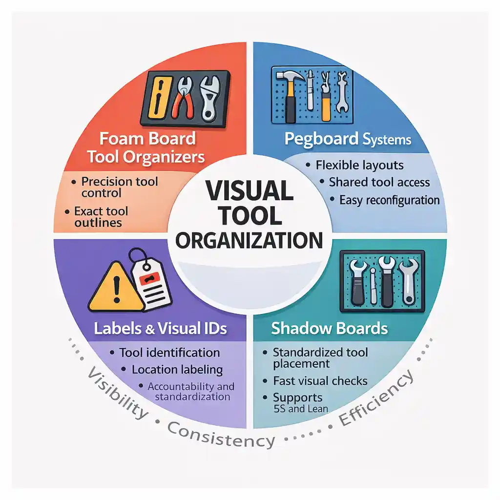 Tool Organizers 4 piece graphic