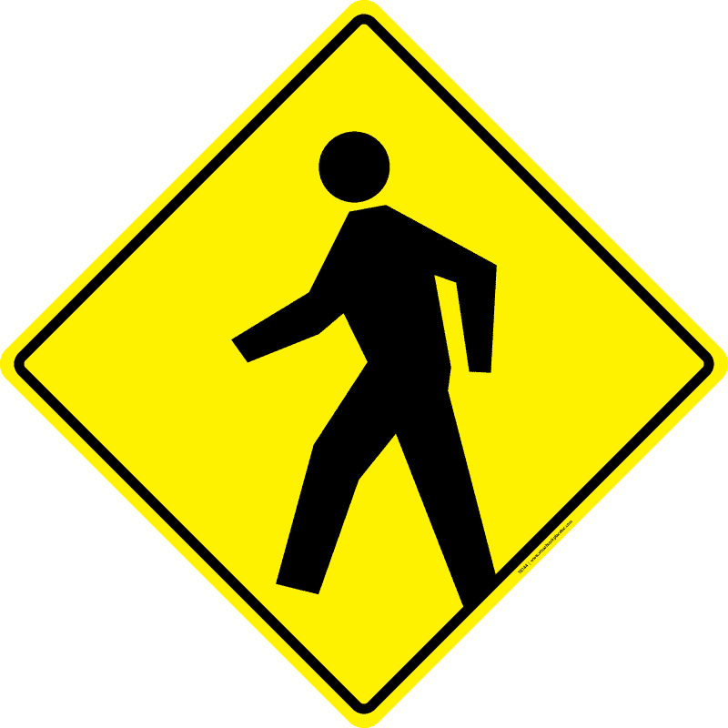 Pedestrian Crossing Sign